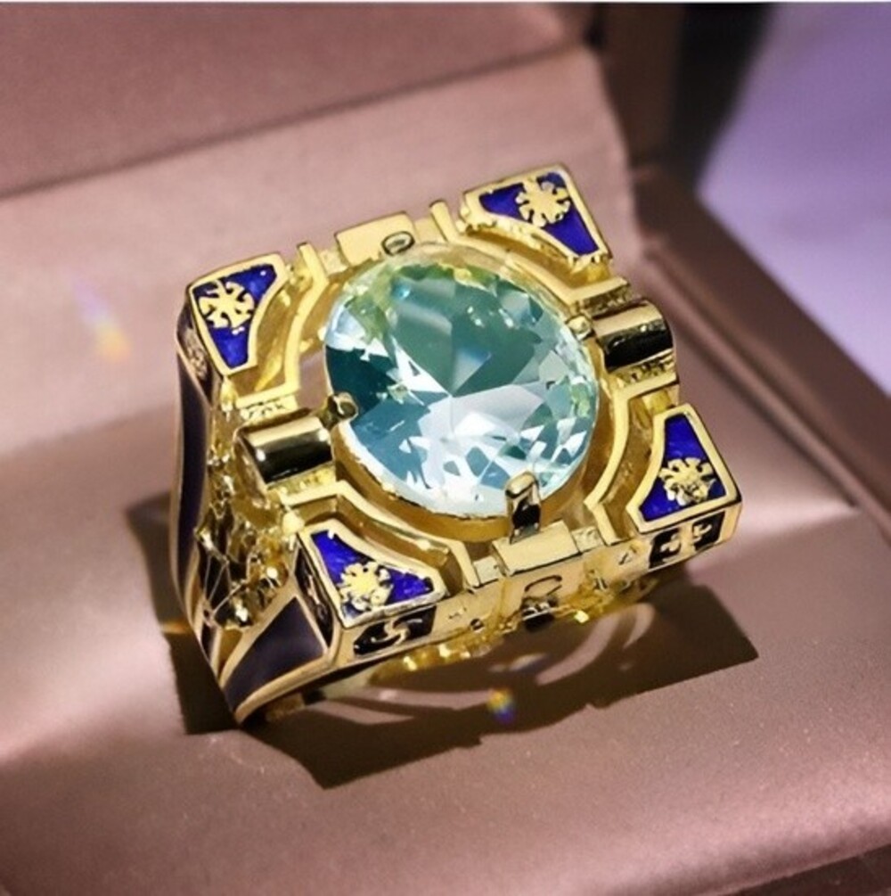 "Intriguing Symbol Ring – A Conversation Starter with a Mysterious Story"